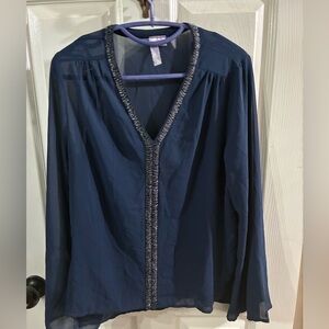 Alya Women’s Medium Blue Blouse